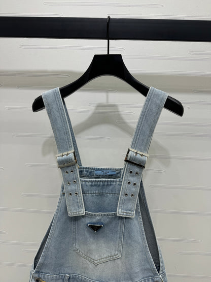 Denim overalls