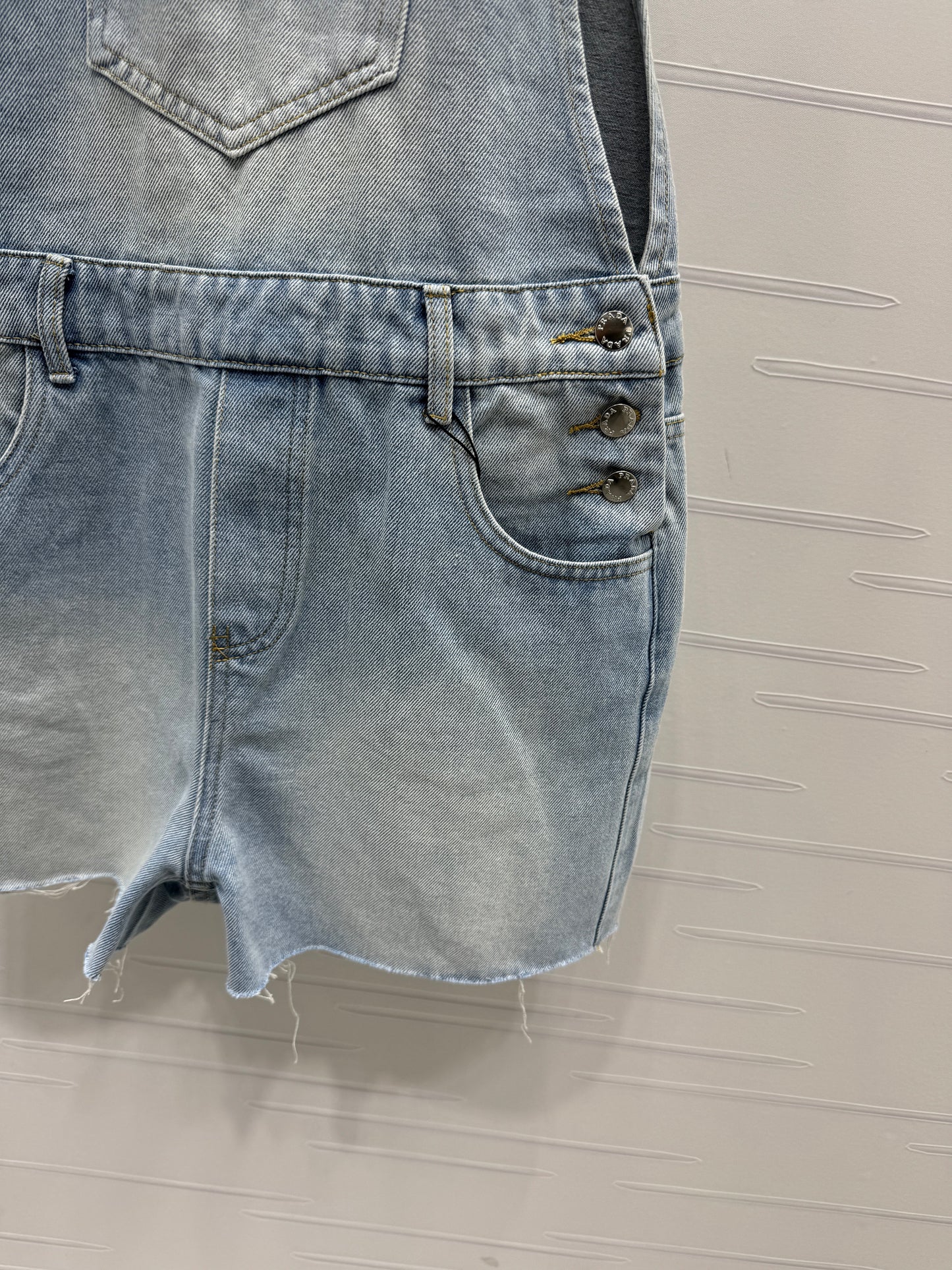Denim overalls