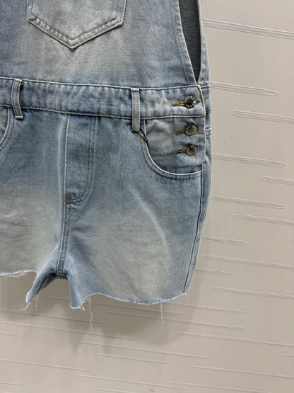 Denim overalls