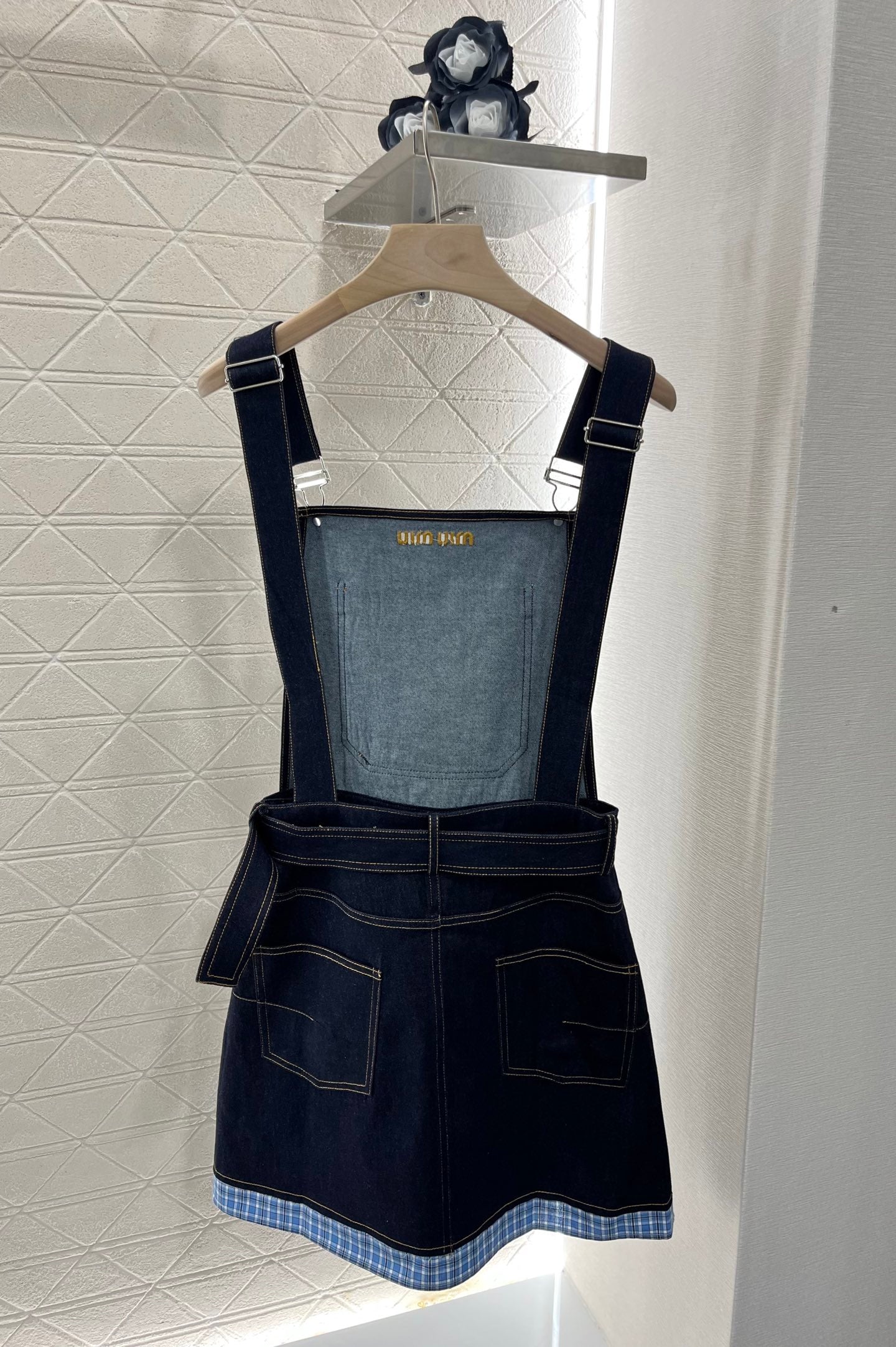 Denim overalls
