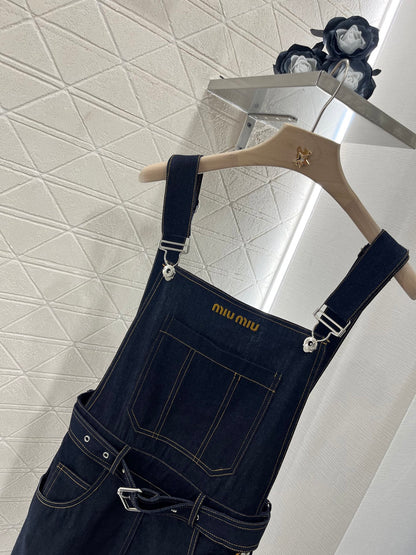 Denim overalls