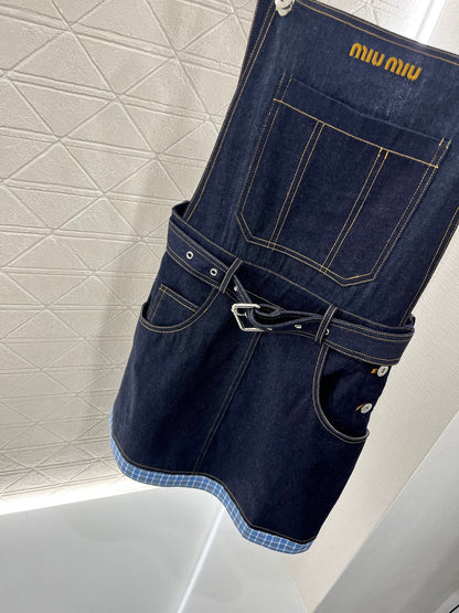 Denim overalls