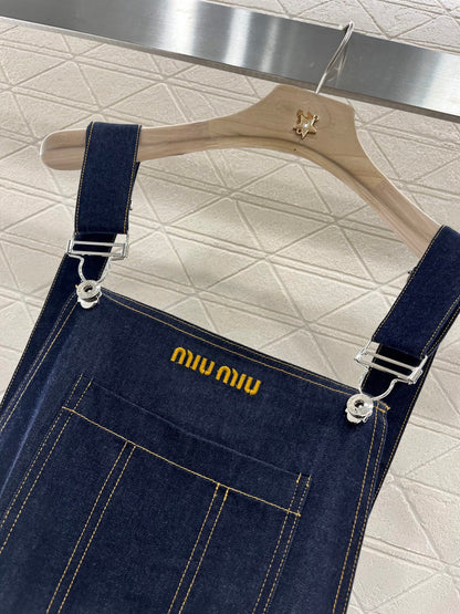 Denim overalls