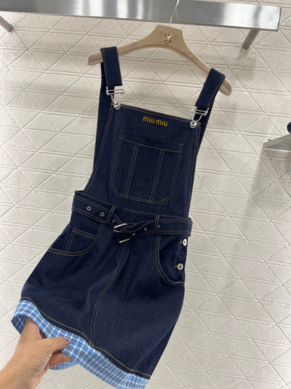 Denim overalls