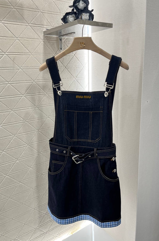 Denim overalls