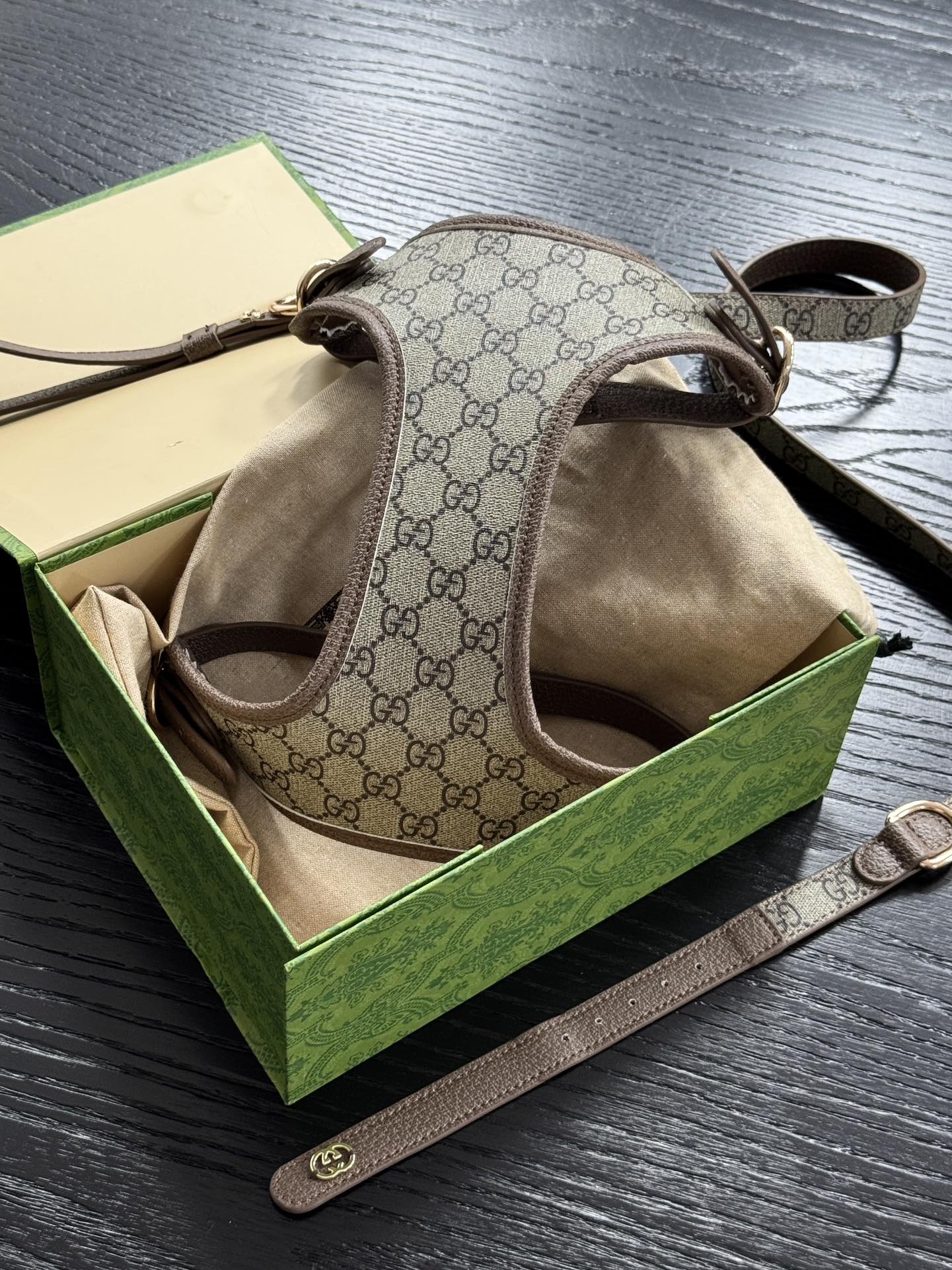 Dog Collar + Leash + Harness Set