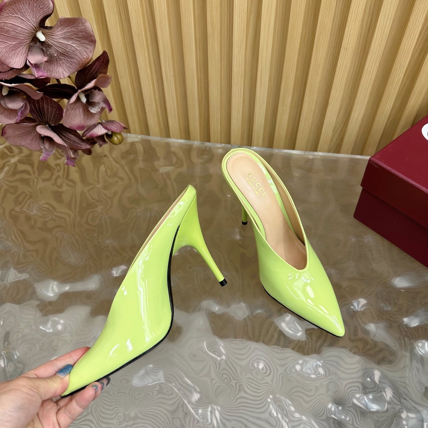 High Heel Slippers