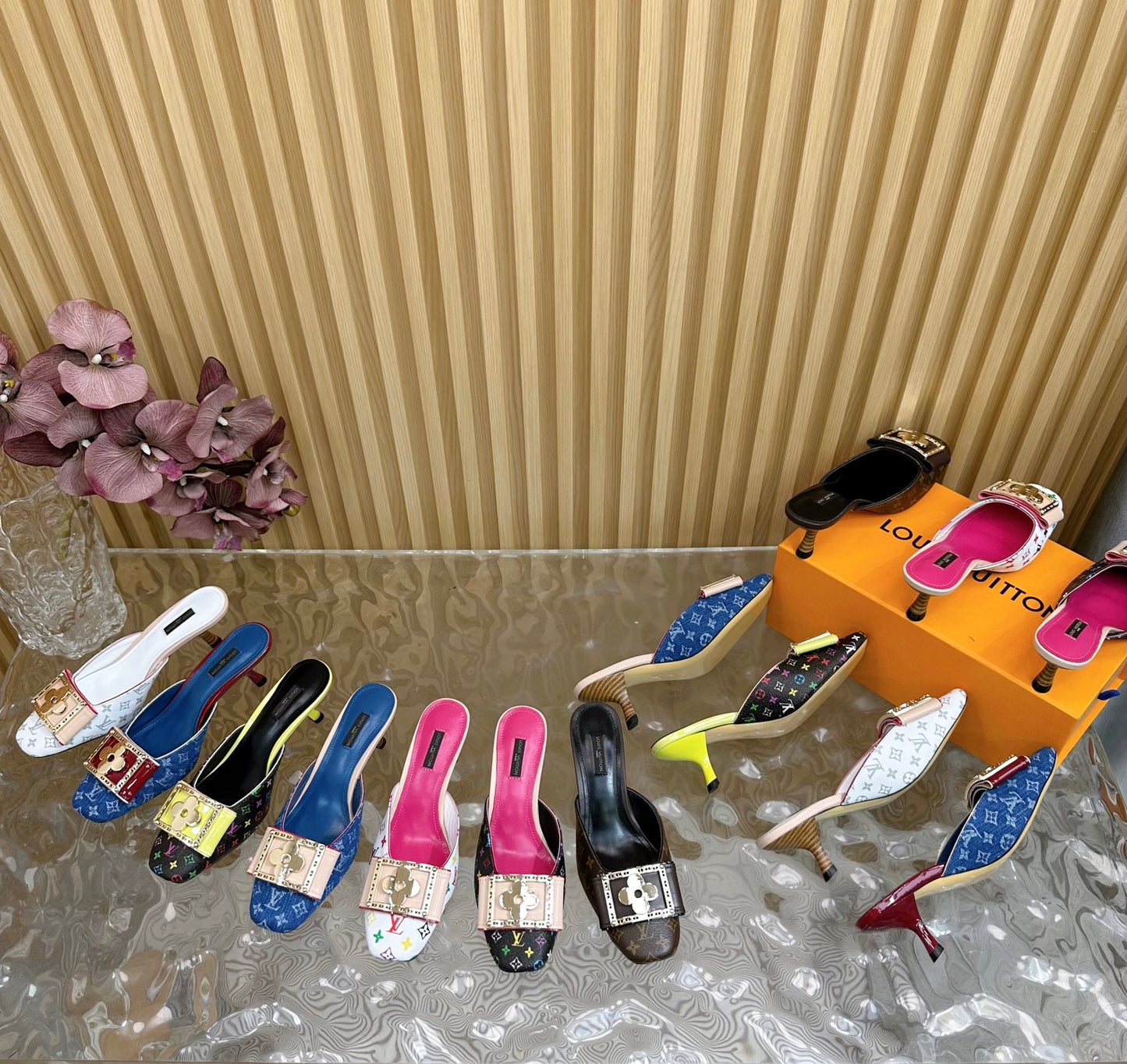 High Heel Slippers