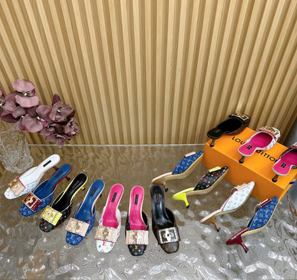High Heel Slippers