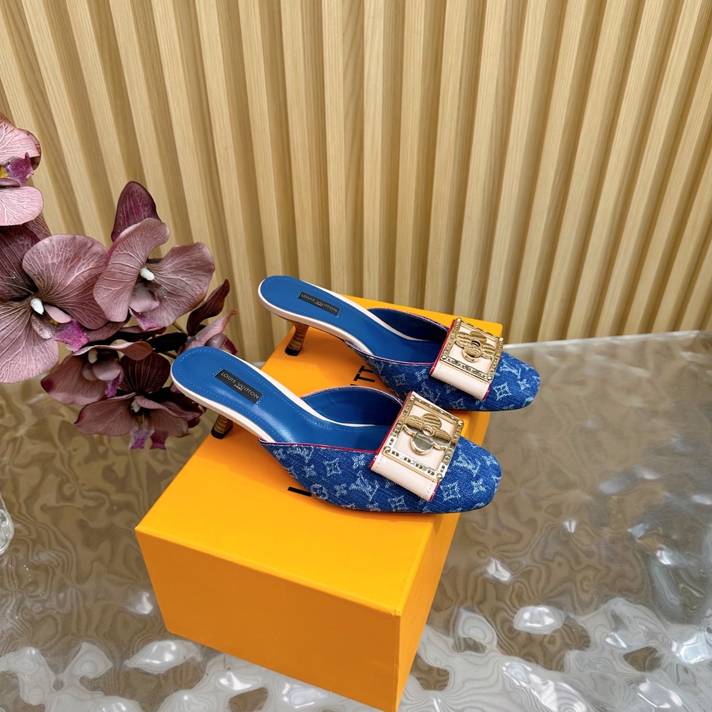 High Heel Slippers