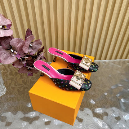 High Heel Slippers
