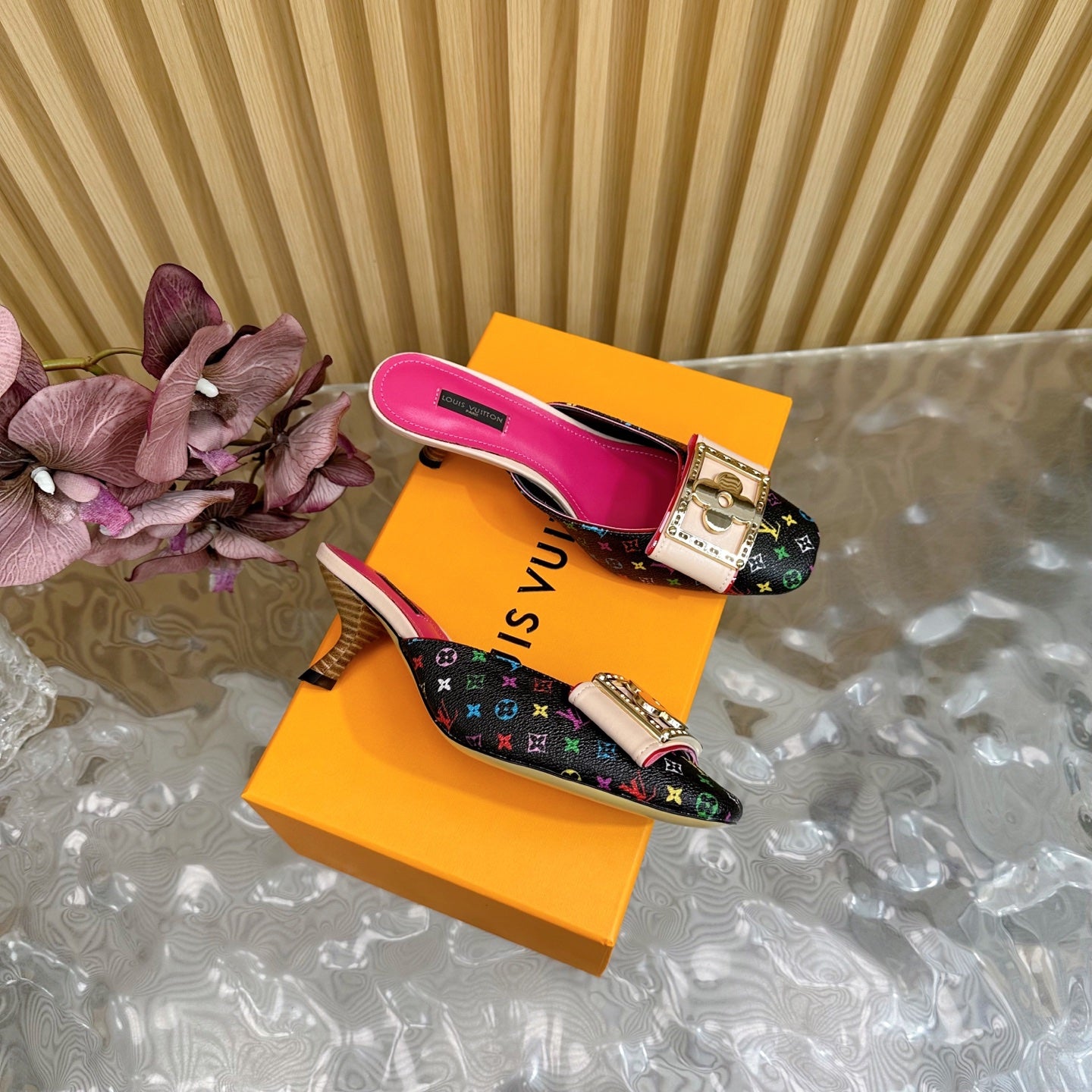 High Heel Slippers