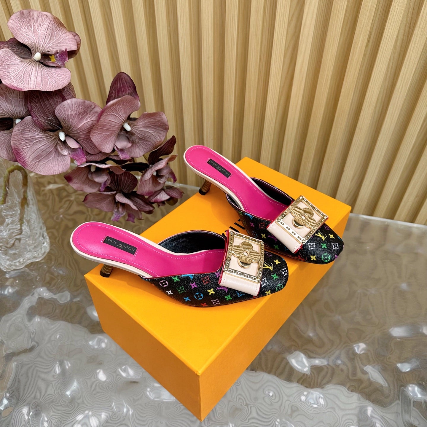 High Heel Slippers