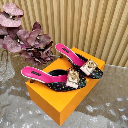 High Heel Slippers