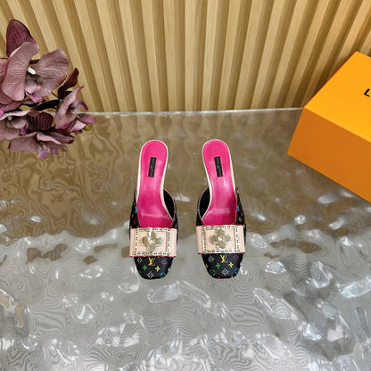 High Heel Slippers