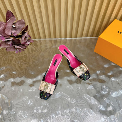 High Heel Slippers