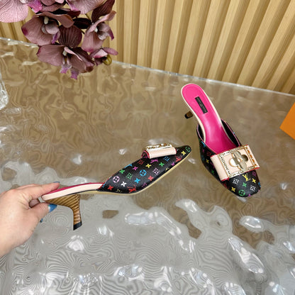 High Heel Slippers
