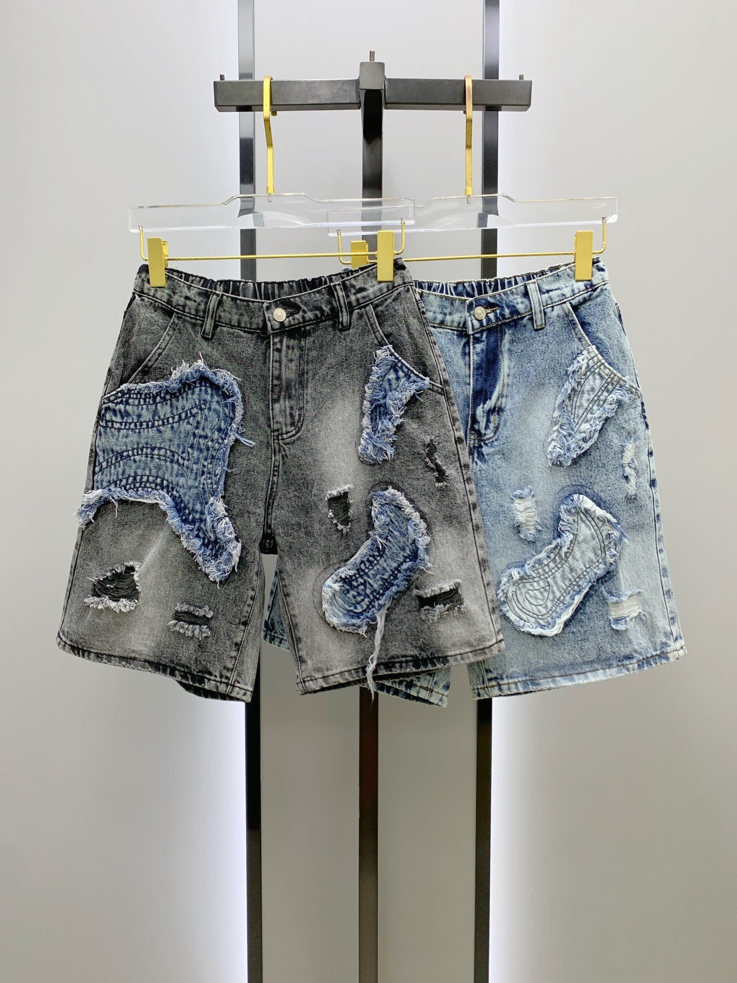 Denim shorts