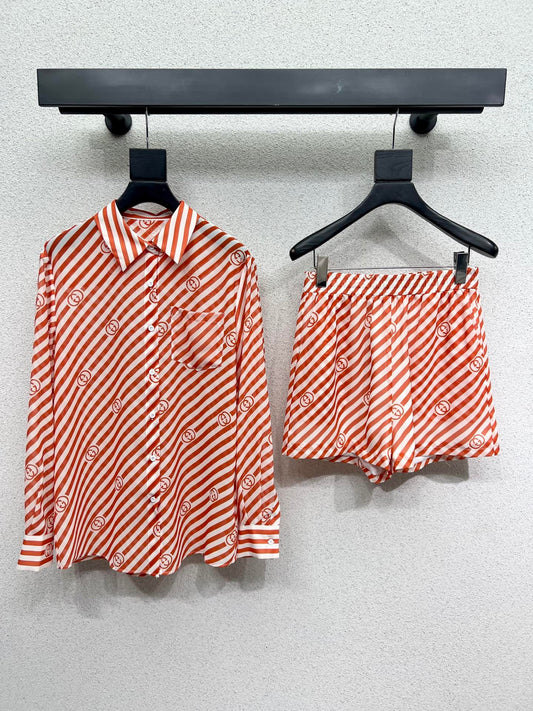 Long Sleeved Shirt+Shorts