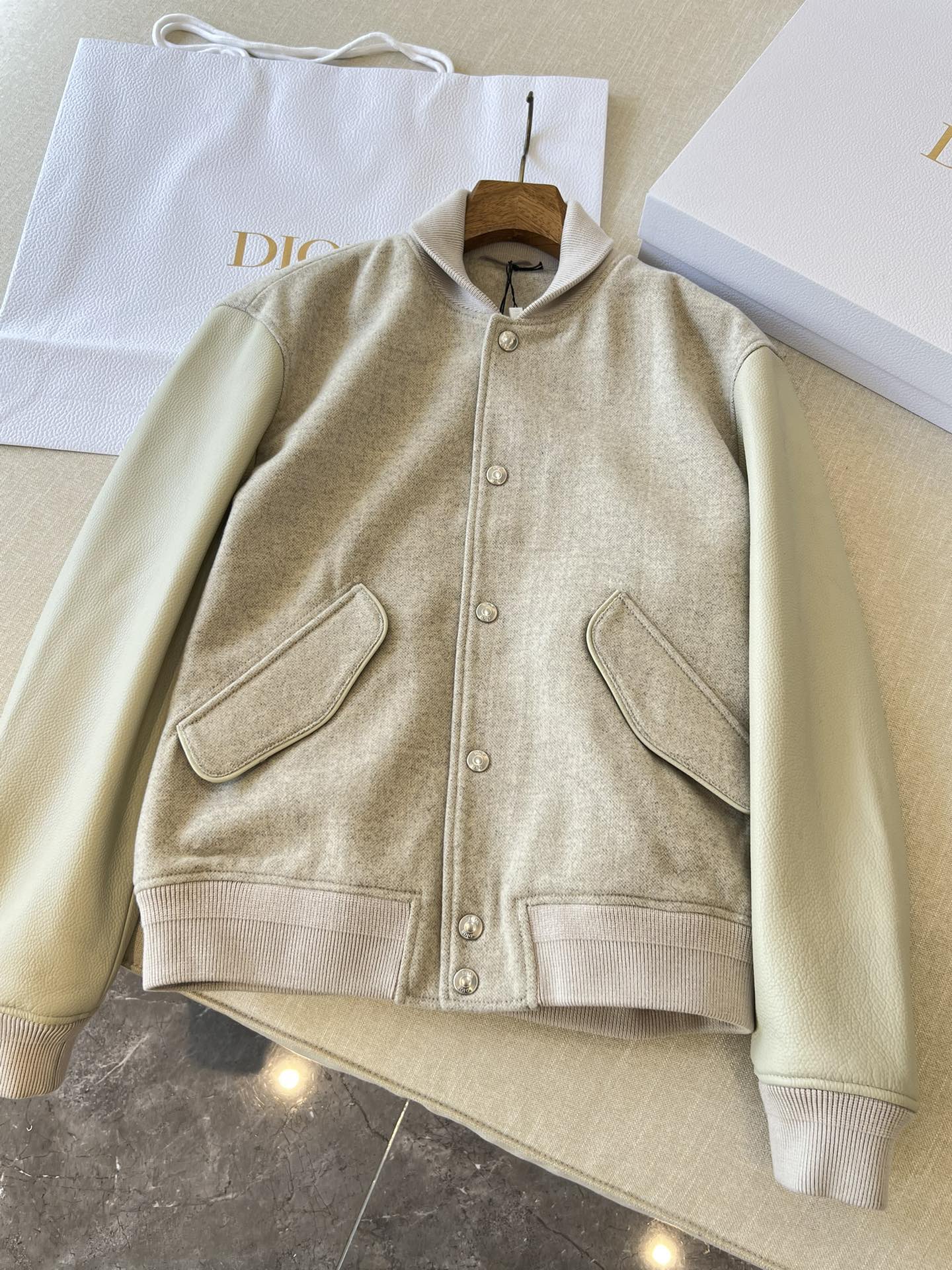 Leather Baseball Jacket