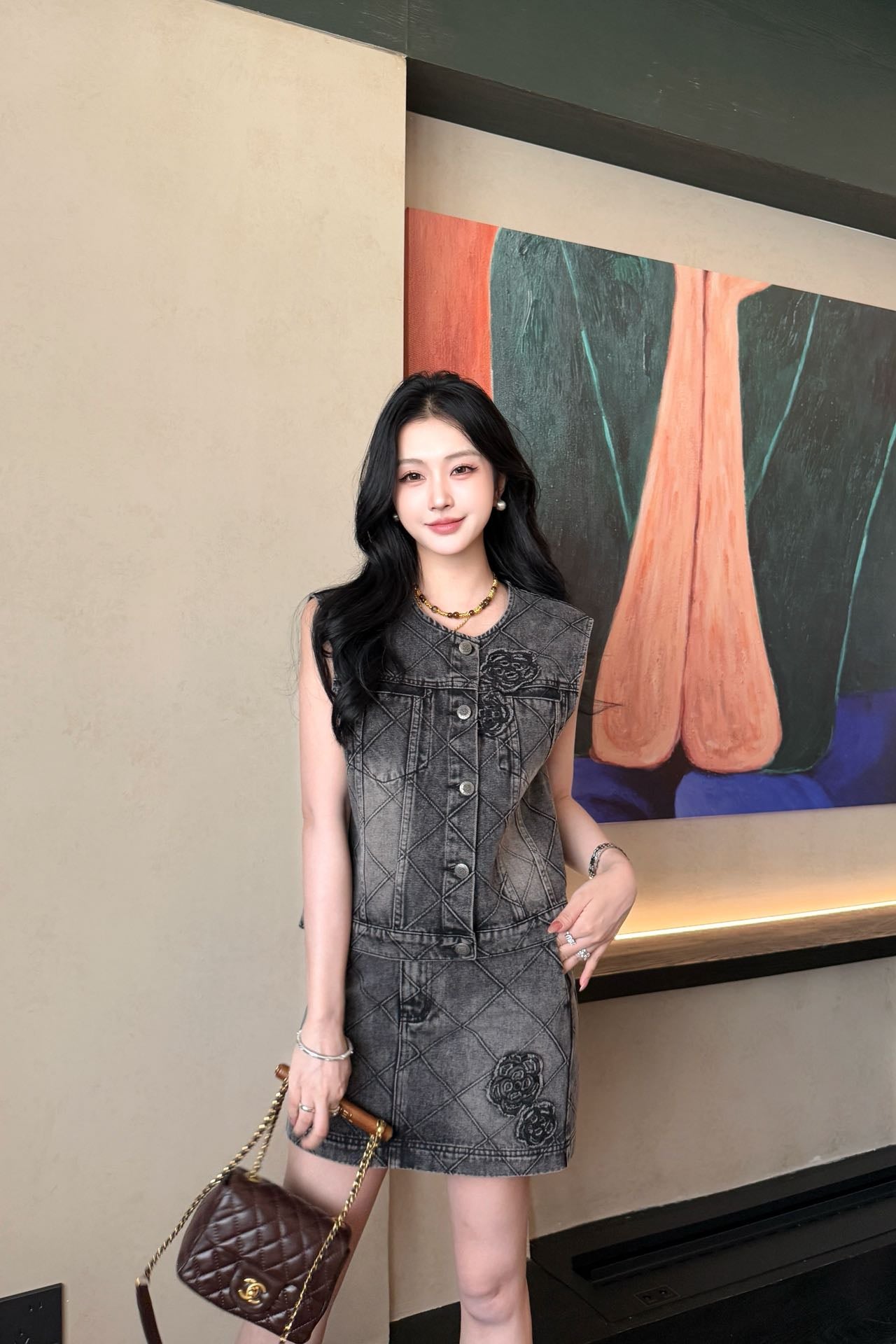 Denim vest