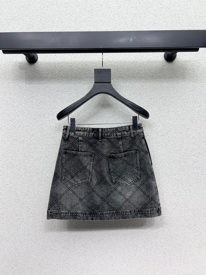 Denim skirt