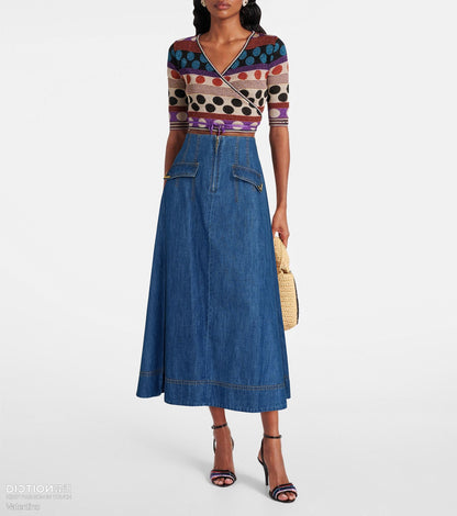Denim skirt