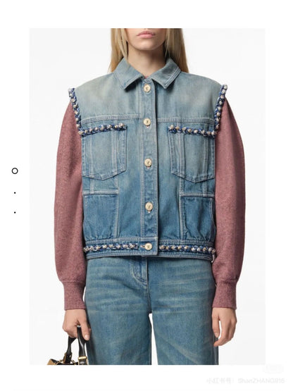 Denim vest