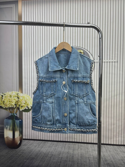 Denim vest