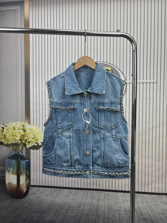 Denim vest