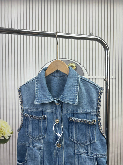 Denim vest