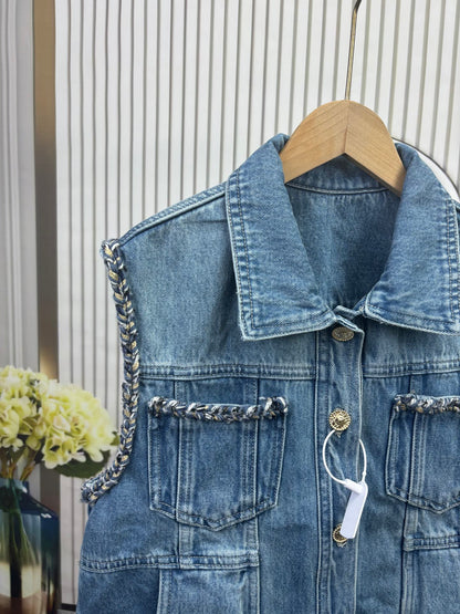 Denim vest