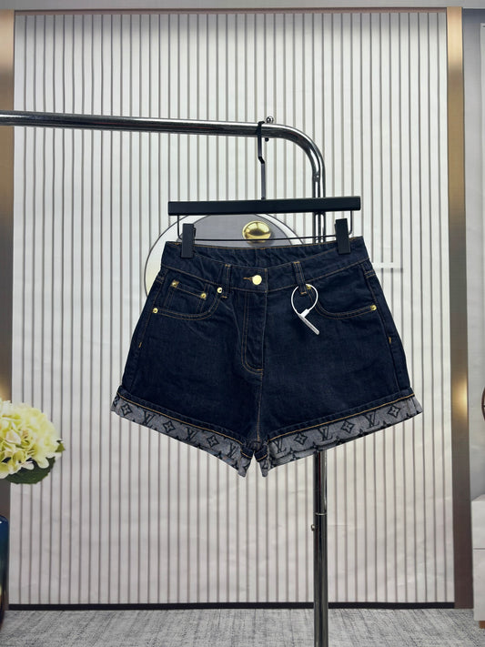 Denim shorts
