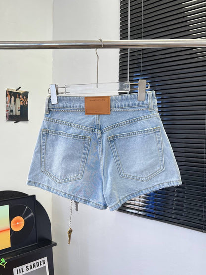 Denim shorts