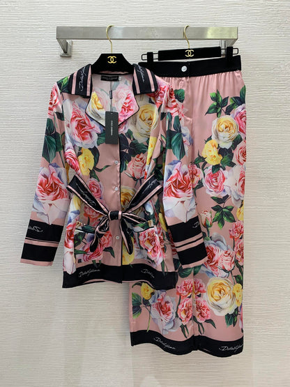 Long Sleeved Shirt+Casual Pants