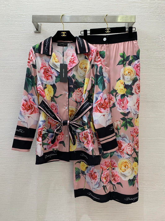 Long Sleeved Shirt+Casual Pants