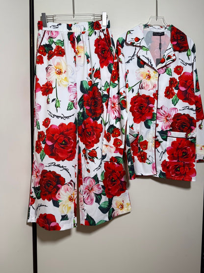 Long Sleeved Shirt+Casual Pants