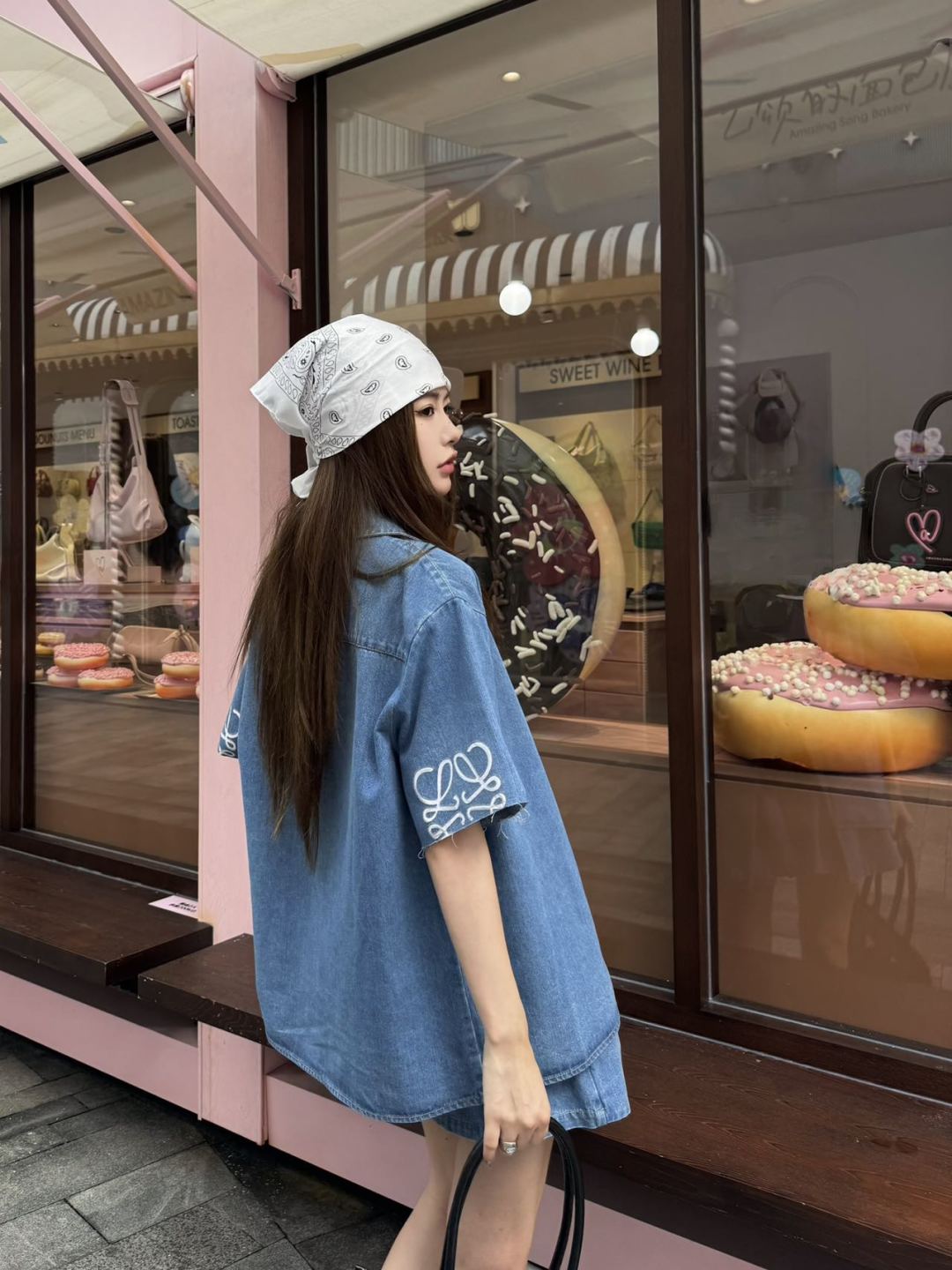 Denim Short sleeve shirt