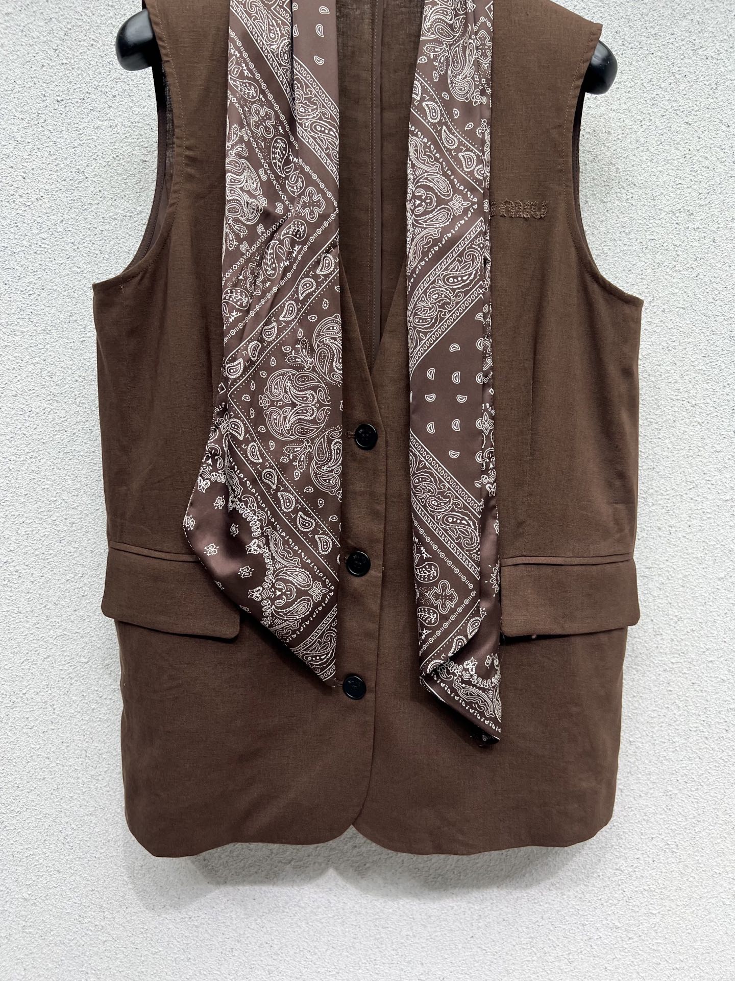 Vest+Casual Pants