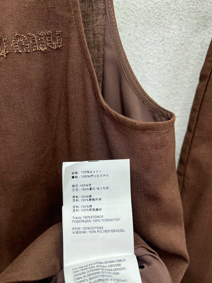 Vest+Casual Pants