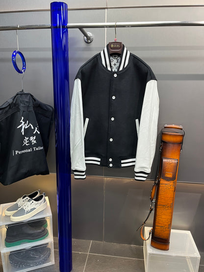 Leather Baseball Jacket