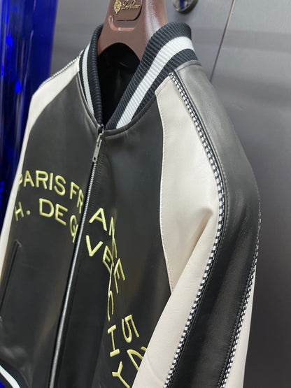 Leather Baseball Jacket