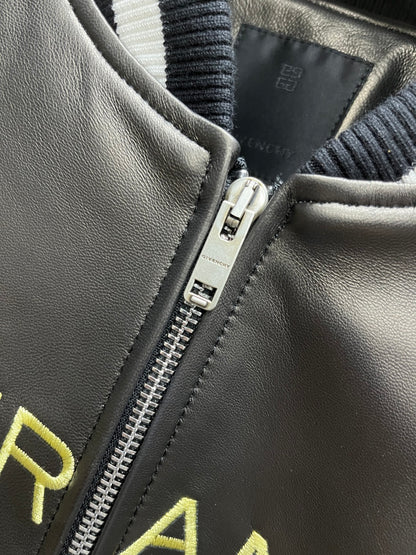 Leather Baseball Jacket