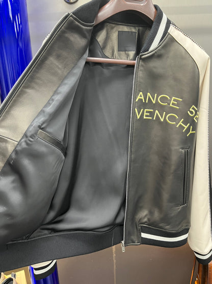 Leather Baseball Jacket