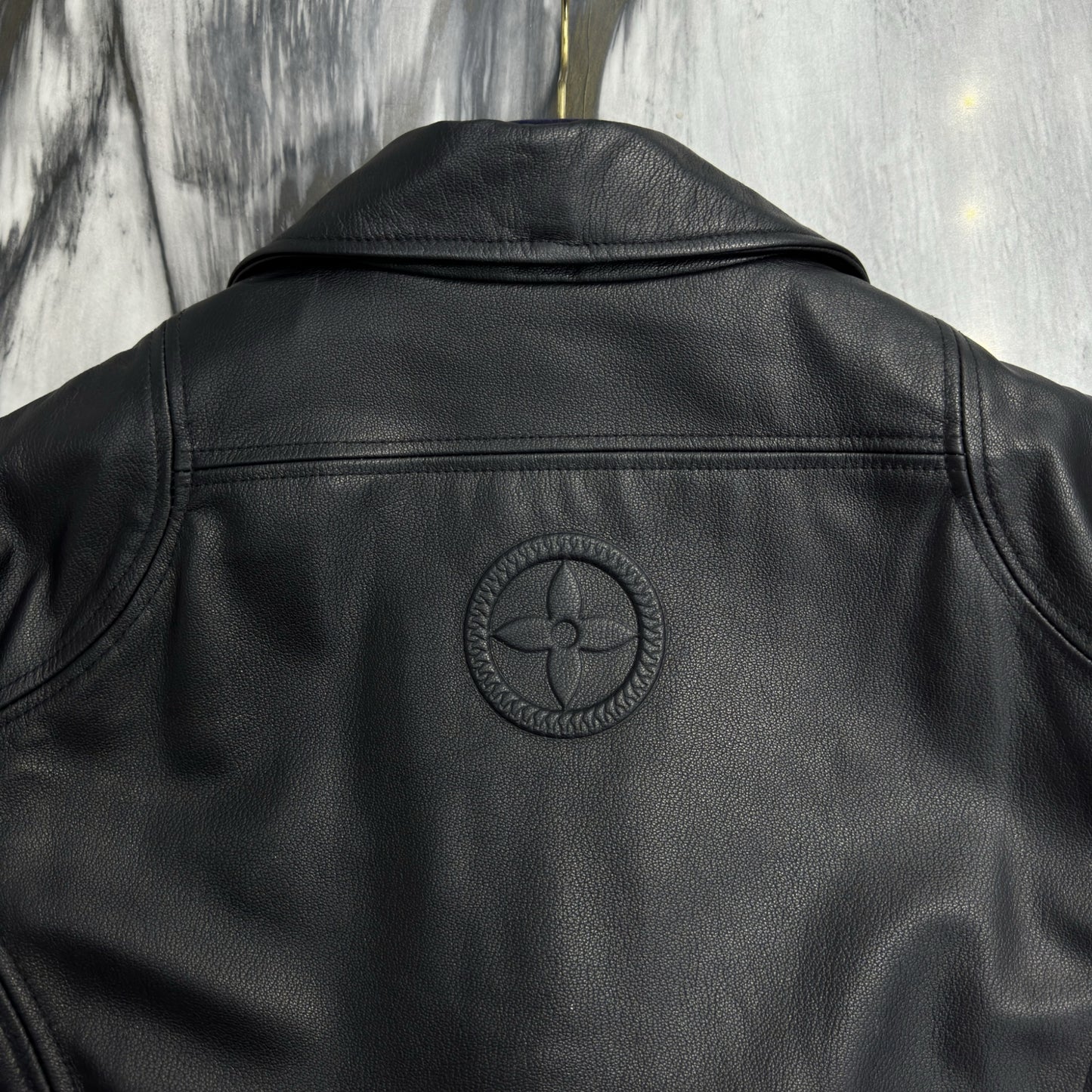 Leather Long Trench Coat
