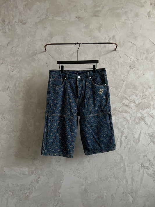 Collaboration Denim shorts