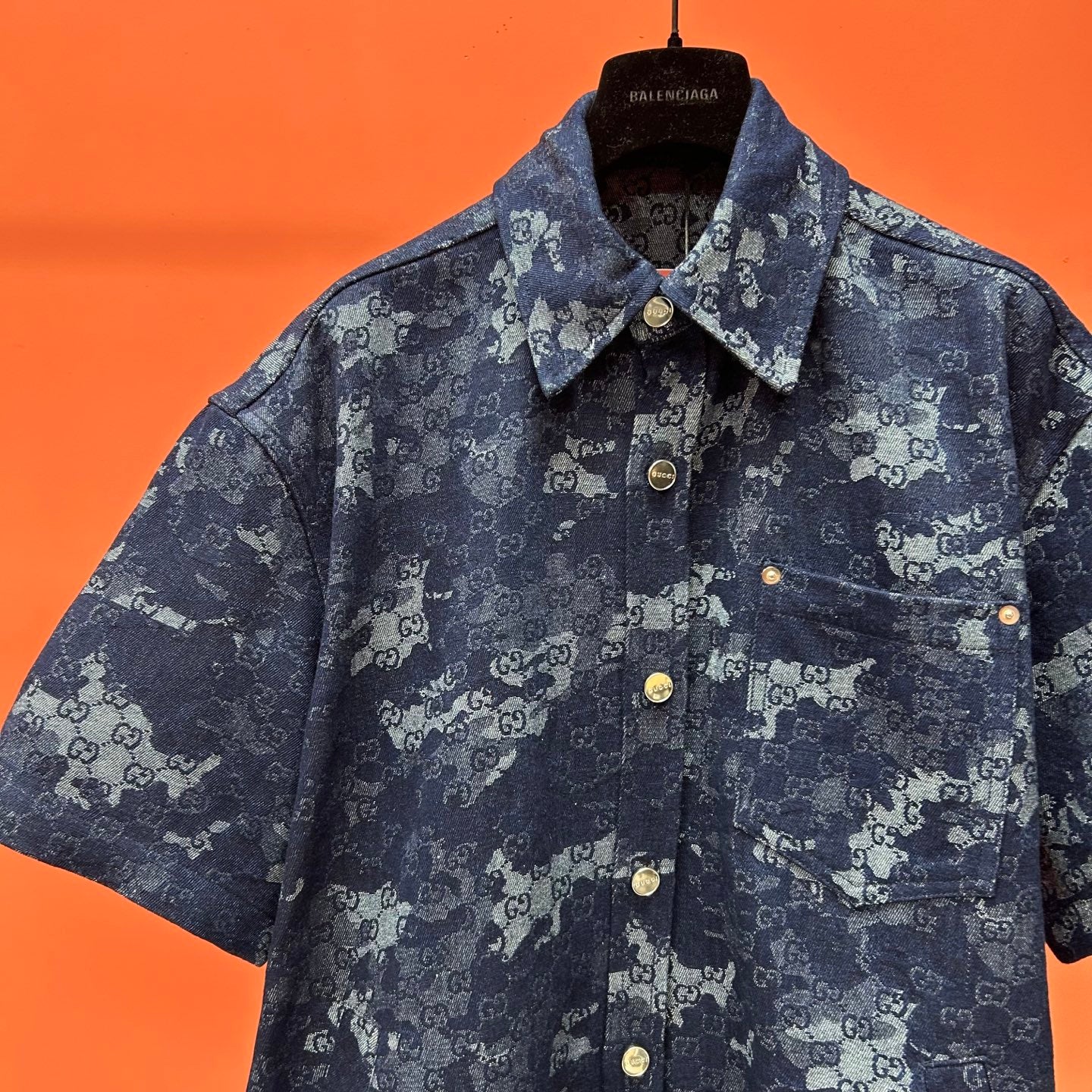 Denim Short sleeve shirt
