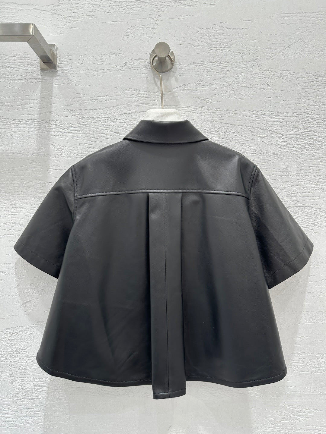 Leather Short Sleeve Shirt