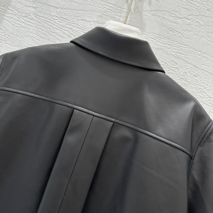 Leather Short Sleeve Shirt