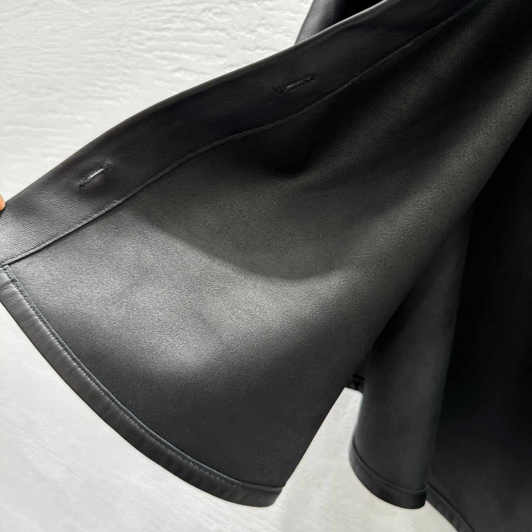 Leather Short Sleeve Shirt